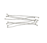 Silver 22 Gauge Brass Fuse Wire (Ball Pins) For Jewellery Making , BPP-009